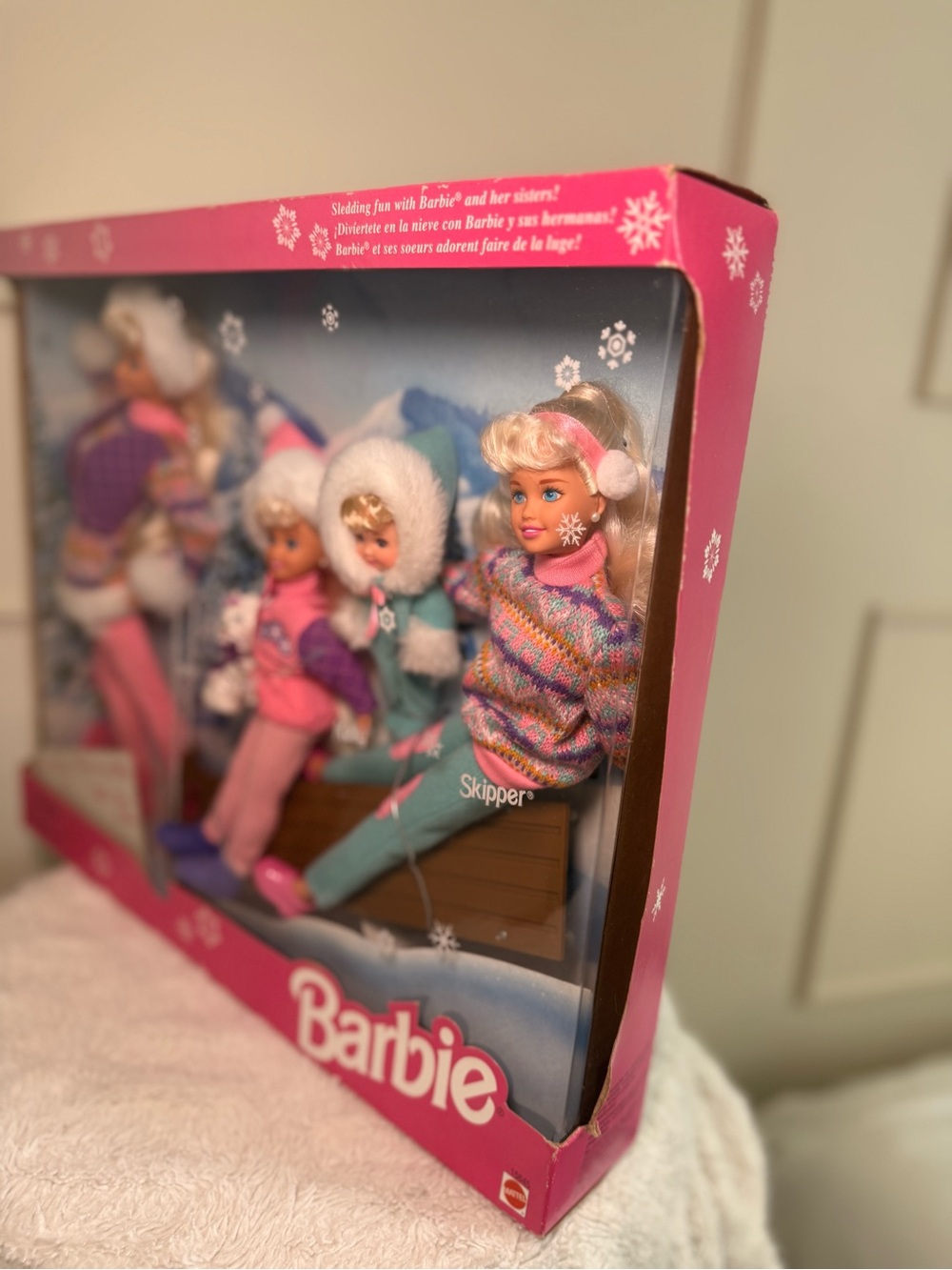 Vintage Barbie Winter Holiday Coffret Shorts d’Hiver Gift Set NIB - Picture 8 of 10